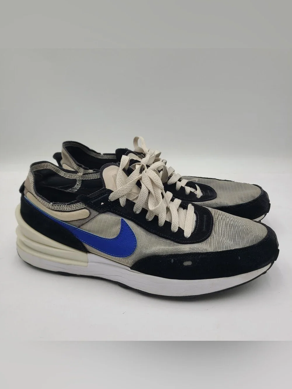 B39 Nike Waffle One SE Phantom Hyper Royal Blue Retro DD8014-003 Mens Size 12